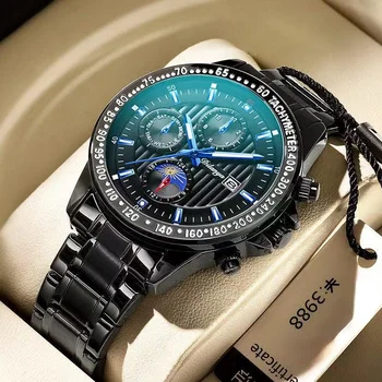 100% Original Ceas de Lux pentru Barbati Brand de TOP rezistent la apa de Sport din Oțel Inoxidabil Cuarț Ceas 2022New Moda Mens Ceasuri