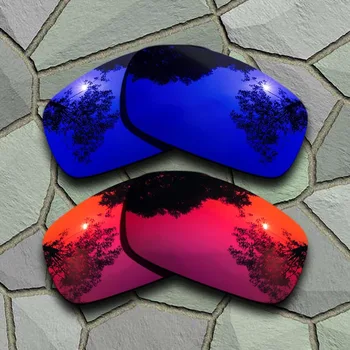 Violet Albastru&Violet Roșu ochelari de Soare Polarizat Lentile de Înlocuire pentru Oakley X Pătrat