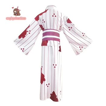 Demon Slayer: Kimetsu nu Yaiba Kamado Tanjirou kimono Kamado Nezuko Cosplay Costum Carnaval de Halloween Costum de Crăciun