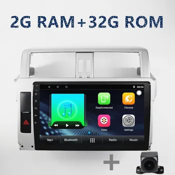 2 din radio Auto 10.1 inch HD Android de navigare GPS Player Multimedia pentru toyota Prado 2014, cu radio BT WIFI FM Hartă