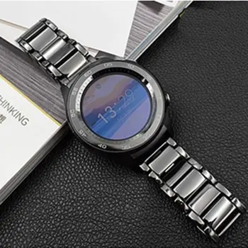 Pentru Samsung Gear S2 S3 Curea de Ceas Real Ceramica 20-22mm Brățară Ceas Trupa Pentru Huawei Watch 2 Sport clasic Clasic Froniter