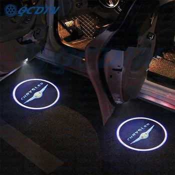 QCDIN 2 buc LED Usi cu Logo Lumina Logo-ul Auto Proiector de Lumini de bun venit Lumini pentru Chrysler 300 200 Sebring Lancia Thema Erori