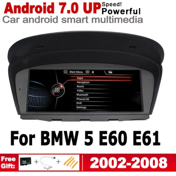 Android 7.0 Pentru BMW seria 5 E60 E61 2002~2008 CCC radio Auto GPS, player multimedia, Navigare WiFi BT Multimedia Player Auto Radio