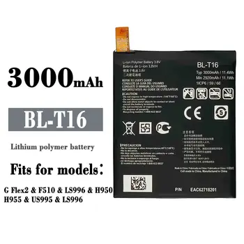 Original BL-T16 3000mAh Baterie Pentru LG G Flex 2 Vu 4 Vu4 H950 H955 H959 US995 LS996 H955A BL T16 Baterii de telefon Mobil