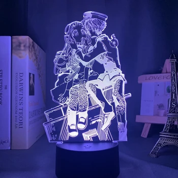 3D Led Acril 3d Lampa Anime Toaletă Legat Hanako Kun Lumina de Pat Cameră Decor plin de culoare Veioza Lampa de Masa Hanako Kun Cadou
