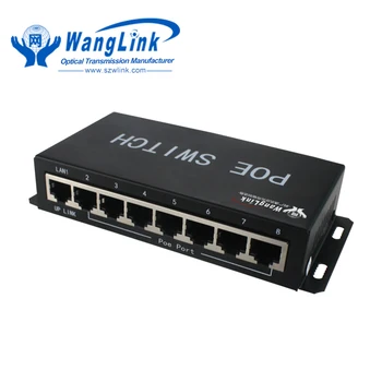 Fabrică 10/100Mbps 8 Port Switch POE Power Over Ethernet