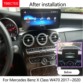Android 11 Carplay de Navigare Pentru Mercedes Benz Clasa a X-a W470 2017~2020 Wireless Radio Auto Multimedia GPS Navi