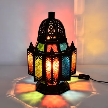 Magazin de cafea, lampă de birou retro Lămpi de Masă în stil European lampa Maroc, Turcia, Asia de Sud-est Thai iluminat lumina Tabelul LU71359