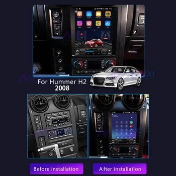 Pentru Hummer H2 2004-2009 128G Android 11.0 Tesla Stil Radio Auto Stereo, Player Multimedia, Navigare GPS cu Ecran Tactil Unitatea de Cap