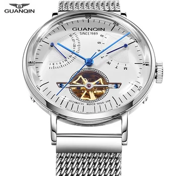 GUANQIN Ceas Barbati GJ16113 Mens Ceasuri de Top de Brand de Lux Automată Ceasuri Mecanice Volanta din Oțel Inoxidabil Ceas de mână 2022