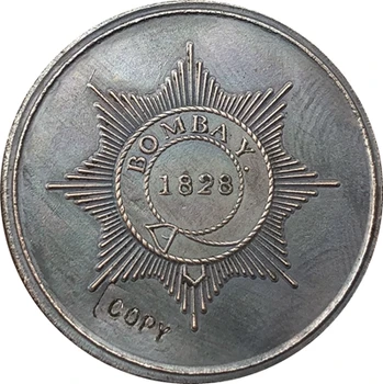 1828 India-British monede de Cupru COPIA TRANSPORT GRATUIT 27.3 mm