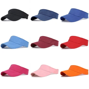En-gros 10buc/lot de Înaltă Calitate în aer liber Sport Bentita Sport Cozoroc Pălărie Doamnelor Cap Mens Golf Pălării de Soare pentru Barbati Femei Monofazate de Culoare
