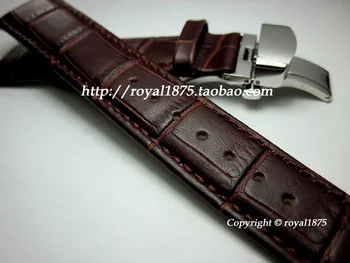Manual de Crocodil model de ceas curea din piele de Vițel watchbands din piele curea 18mm 20mm 22mm epocă de înaltă calitate brățară Brățară