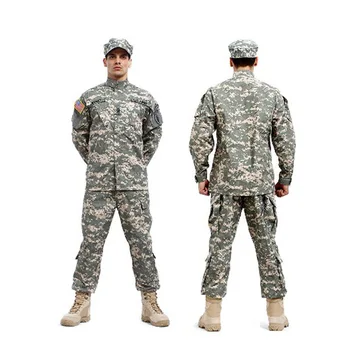 În aer liber Bărbați Militare Tactice de Luptă Uniforme Respirabil rezistent la Uzura Soldat Camuflaj Îmbrăcăminte Camping Formare Jacheta Set