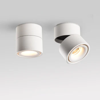Moderne LED Lumini Plafon Rotund Iluminat Interior pentru Living Deco Dormitor Bucătărie, Lămpi de Tavan Nordic Reglabil Candelabru