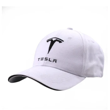 Unisex din Bumbac logo-ul de performanță Șapcă de Baseball hat Alb Negru pentru Tesla Trucker Cap Snapback Șapcă de Baseball Negru Alb