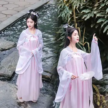 Chineză Hanfu Femeie Elegant Oriental Zână Rochie Kimono Populară Chineză, Dans, Fotografie Petrecere Purta Top Femei Fusta Set