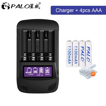 PALO AAA 1.2 V 1100mAh NI-MH Baterii AAA Baterie Reîncărcabilă pentru Control de la Distanță jucării Electronice lumină LED-uri aparat de Ras Radio