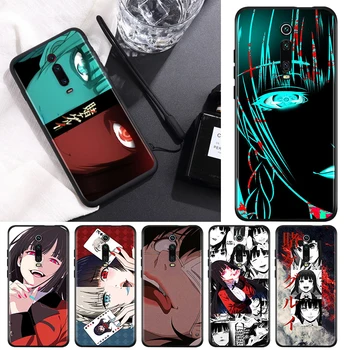 Silicon Negru Acoperi Anime Kakegurui Pentru Xiaomi Redmi K40 K30i K30T K30S K20 10X MERGE S2 Y2 Pro Ultra Caz de Telefon