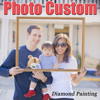 Foto Personalizat cu Diamante Pictura 5D DIY Stras Imagini Full Piața Diamant Rotund Mozaic Broderie Decor Acasă