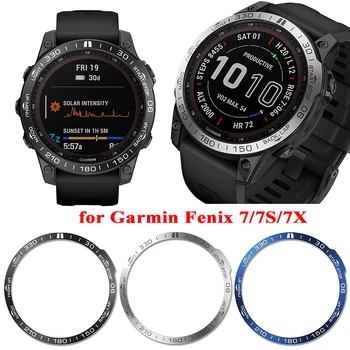 Ramă de Oțel inoxidabil pentru Garmin Fenix 7X 7 7S Smartwatch Protector de Metal Capacul Barei de protecție Inel de Protecție Ceas Sport Accesorii