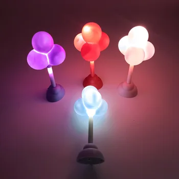 Balon Cu Aer Cald, Lumina De Noapte Roz Manual Portabil Creative Lămpi De Birou Camera Copiilor Decor Stralucitoare Jucărie Accesorii Lampe O