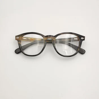 Retro Negru Buffalo Cornul Ochelari Bărbați vintage Optice baza de Prescriptie medicala Ochelari de Citit Corn ochelari de Soare