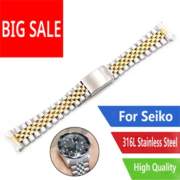 CARLYWET 19 20 22mm 316L din Oțel Inoxidabil de Argint Tubulare Curbate End Solid Șurub Link-uri de Înlocuire Trupa Ceas Pentru Seiko Rolex