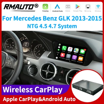 RMAUTO Wireless Apple CarPlay NTG 4.5 4.7 pentru Mercedes Benz GLK 2013-2015 Android Auto Mirror Link AirPlay Accesorii Auto
