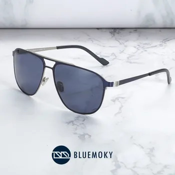 BLUEMOKY Titan Pilot ochelari de Soare pentru Barbati Brand Acetat de Design Pătrat Oglinda Polarizate de Conducere UV400 Shades Ochelari de Soare Ochelari