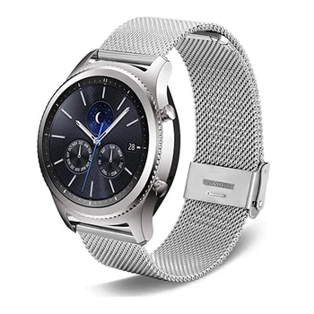 Pentru Huawei Watch GT 2 Curea Samsung Galaxy Watch 46mm/Galaxy Watch 3 45mm Curea din Otel Inoxidabil Plasă de Buclă Bratara Curea
