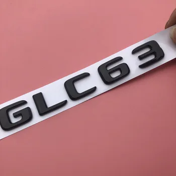 Plastic ABS Negru Lucios, Negru Mat, de Culoare GLC63 GLE43 GLE63 GLA43 Emblema, Insigna Logo-ul Autocolant