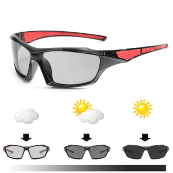 Fotocromatică ochelari de Soare de Conducere Bărbați Polarizate Cameleon Decolorarea ochelari de Soare pentru barbati Sport de moda ochelari de Soare