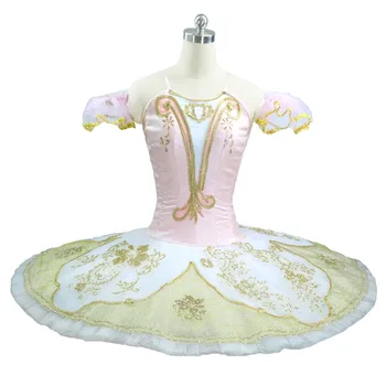 Profesionist de Balet Tutu roz Profesionale Clatita Tutu balerina costum de balet Pentru Concurență Sau de Performanță