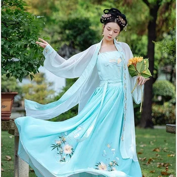 Tradițională chineză Rochie Dans Costume Cosplay tradițională chineză imbracaminte femei Internship Zână de Performanță Costum Rochii