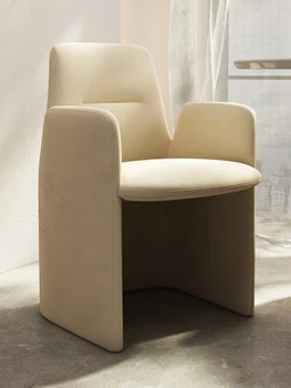Nordic sac moale scaun de luat masa italiană hotel simplu de negociere scaun spatar designer B&B model de camera cotiera scaun