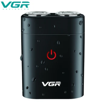 VGR 311 Electric Shver Mini aparat de Ras Portabil 2 Cap Plutitor IPX7 rezistent la apă USB Reîncărcabilă Personală Îngrijire Corp Plin de Spălare V311