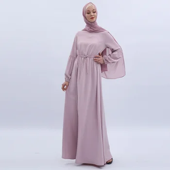 Femeile Musulmane Felinar Cu Maneci Lungi Rochii De Moda Hijab Arab Din Dubai Moda Ramadan Islam Îmbrăcăminte Casual Chic Rochii Pentru Femei