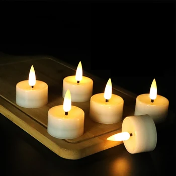 20buc Lumânări, Lumini cu LED-uri Alimentat de la Baterie Palpaie fără flacără Ceai Lumina Lumanarea de Nunta, Petrecere de Aniversare Aniversare Decor Acasă