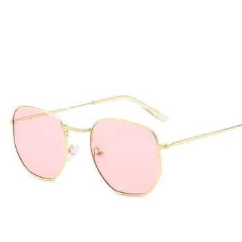 Moda Oval, Pătrat ochelari de Soare pentru Femei New Elegant Supradimensionat Metal Doamnă Ochelari de Soare pentru Femei Nuante UV400 Ochelari