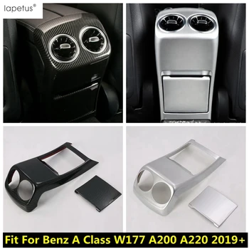 Fibra de Carbon Cotiera Spate Cutie de Aer de Aerisire de Evacuare Acoperire Cadru Trim Accesorii Pentru Mercedes Benz Clasa a W177 A200 A220 2019-2022