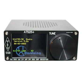 ATS-25+ Si4732 Chip Toată Trupa Receptor Radio DSP Receptor FM, LW, MW Si SW SSB Cu 2.4 Inch Ecran Tactil