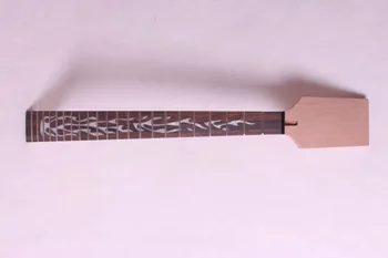 unul neterminat chitara electrica gât mahon făcut și rosewood fingerboard Șurubul de pe 22 fret