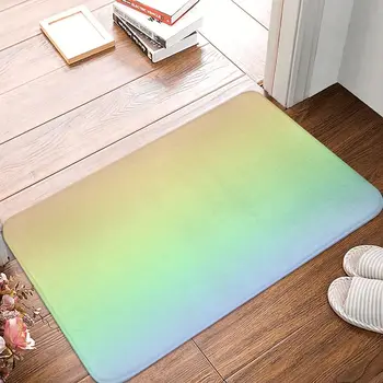 Gradient De Curcubeu Colorat Dormitor Mat Culori Pastelate Lumină Covor Acasă Preș Bucătărie Covor Ușa De La Intrare