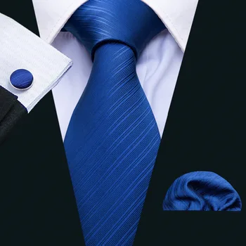 Barry.Wang New Sosire Barbati Casual Moda Legături Clasic Albastru Regal Solid Cravate Om Lega Pentru Petrecerea de Nunta de Afaceri de sex Masculin Cravată