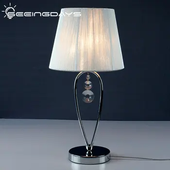 Simplu, Modern, Creativ Unic de Cristal Lampă de Masă pentru Dormitor, Camera de zi Lampă de Noptieră Studiu Lampă de Birou LED-uri Lampă de Noapte Decor Acasă