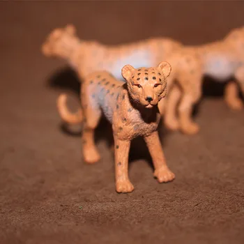 Animale Salbatice Model În Miniatură Figurina Vulpe Polară Cimpanzeu Leopard Fairy Garden Accesorii Scene Ornamente Figurine Jucarii