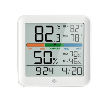 Temperatura Senzorului De Umiditate Ceas De Fundal De Temperatură Digital Monitor De Viață Acasă De Înaltă Precizie Senzor Pentru Acasă