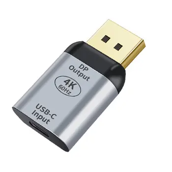 USB-C Tip C Sursă de sex Feminin pentru a Displayport DP Chiuveta Adaptor HDTV 4K 60hz 1080p pentru Tableta si Telefon & Laptop