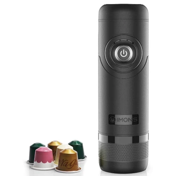 IMONS Portabil mașină de espresso POATE încălzi APA filtru de cafea Complet automate pentru capsule nespresso